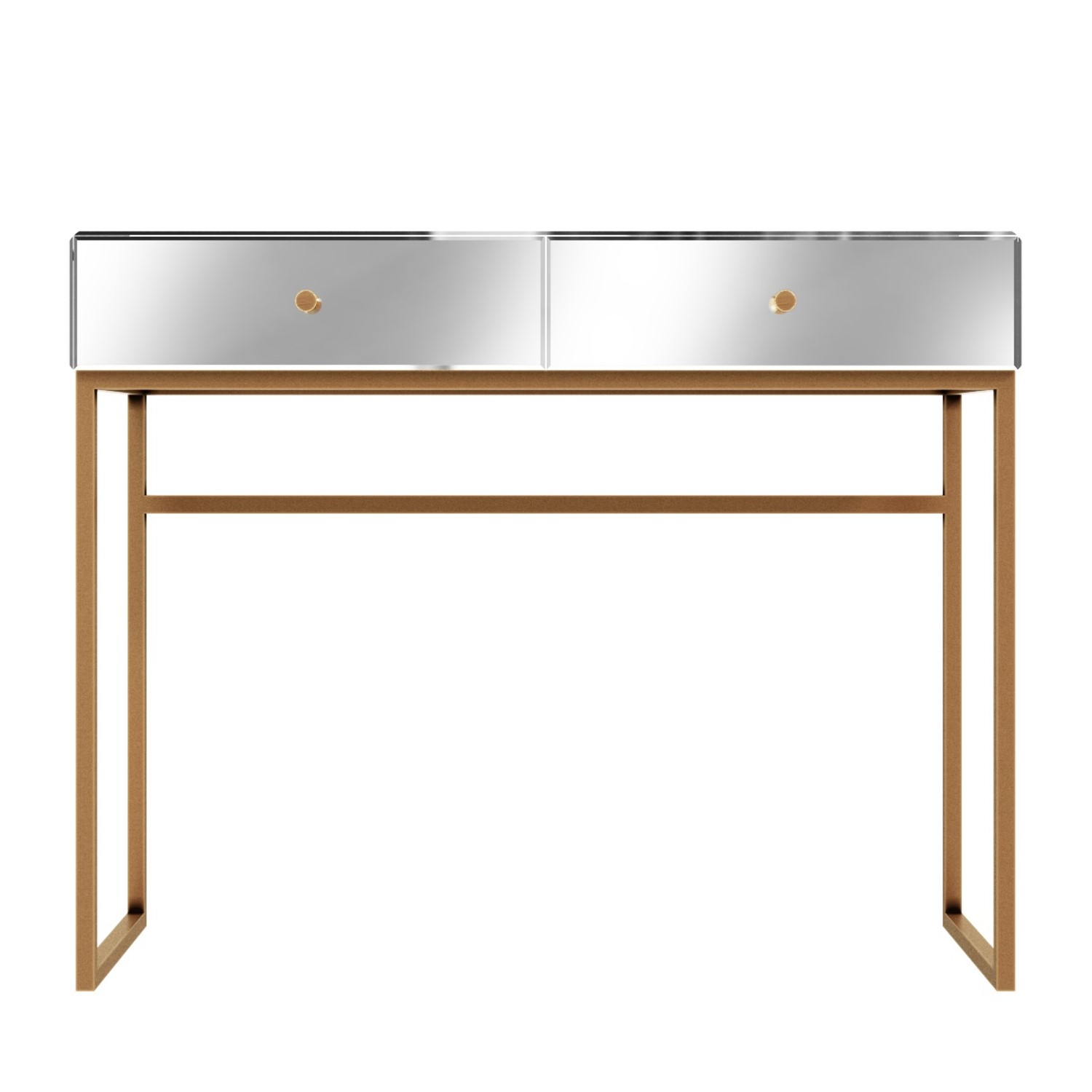 Read more about Mirrored dressing table with 2 drawers lola